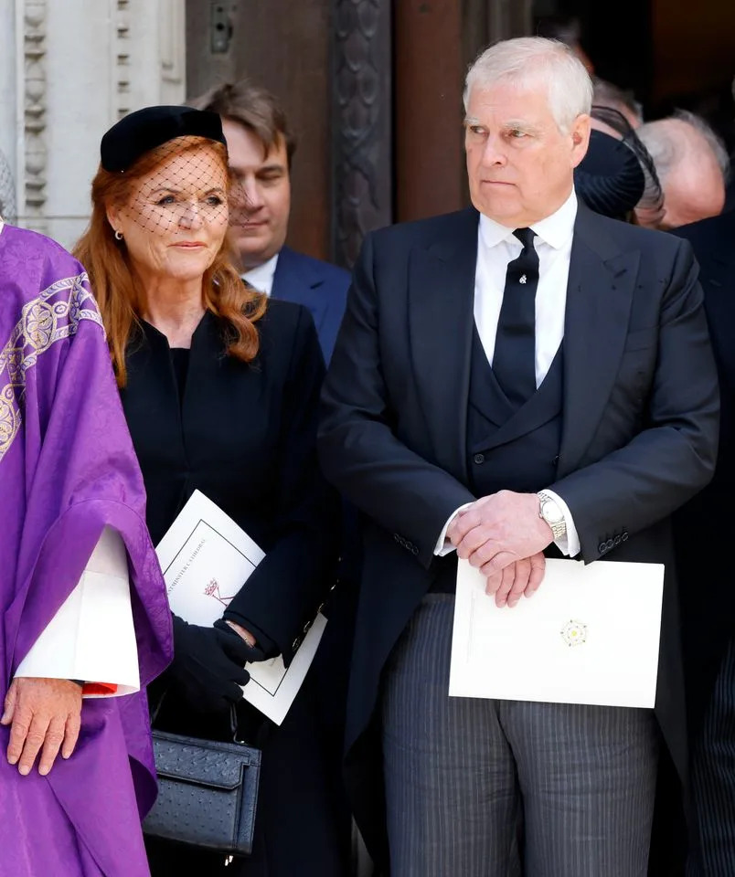 Getty Images Sarah Ferguson and Andrew Mountbatten-Windsor on September 16, 2025.