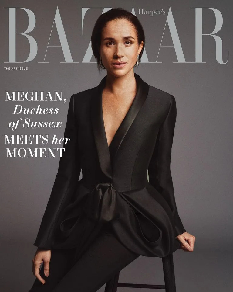 Malick Bodian Meghan Markle on the cover of Harper’s BAZAAR’s December 2025/January 2026 Art Issue.