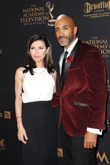 Finola Hughes, Donnell Turner at 2016 Daytime Emmy Awards