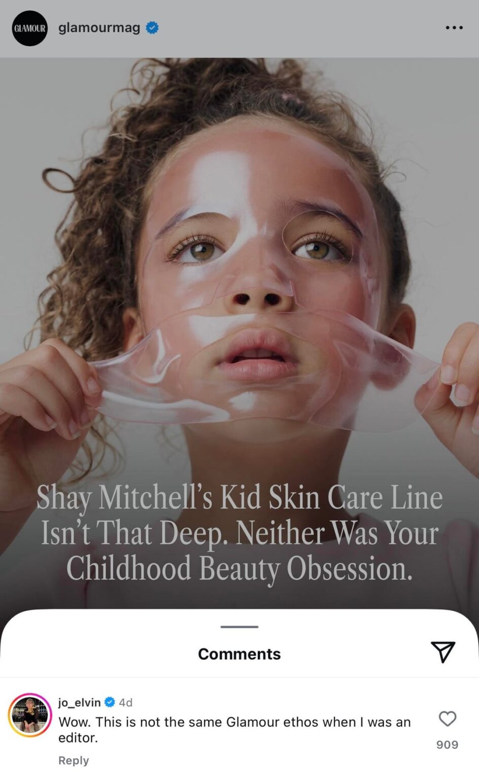 Former Glamour UK Editor-in-Chief and Former CEO of Children with Cancer UK, Jo Elvin, Calls Out Magazine Over Defense of Skincare for Kids