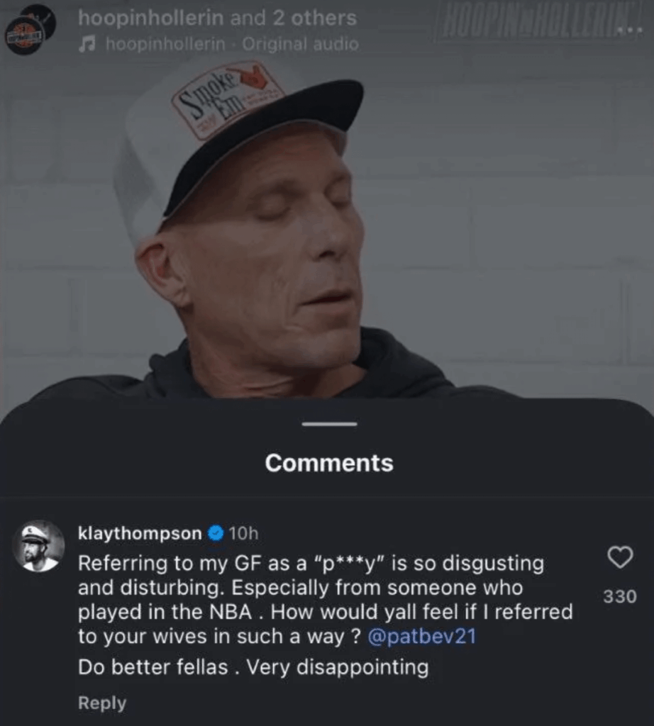 Klay Thompson defend Megan Thee Stallion from people blaming her for his bad performance on the court.