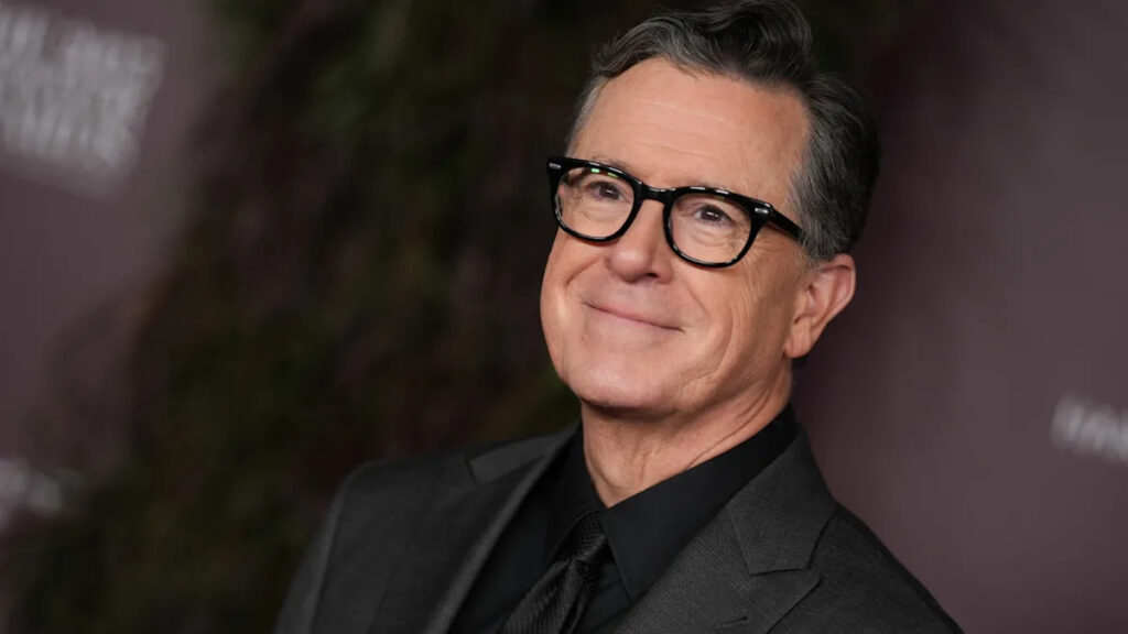 Stephen Colbert Looks Like a Whole New Man During Suave Red Carpet Outing With Rarely-Seen Wife Yahoo entertainment home