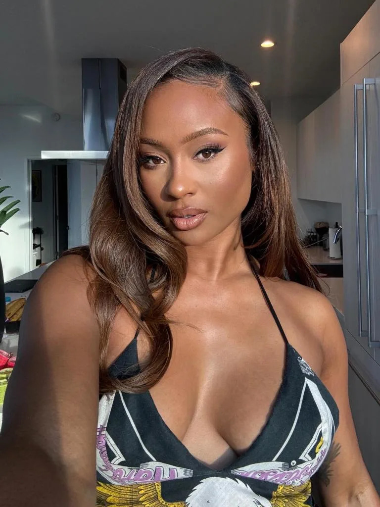 The lyric implies that Nicole was with Kelce for clout. iamkaylanicole/Instagram