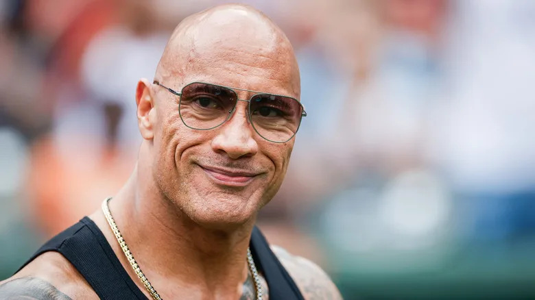 Dwayne "The Rock" Johnson on the red carpet