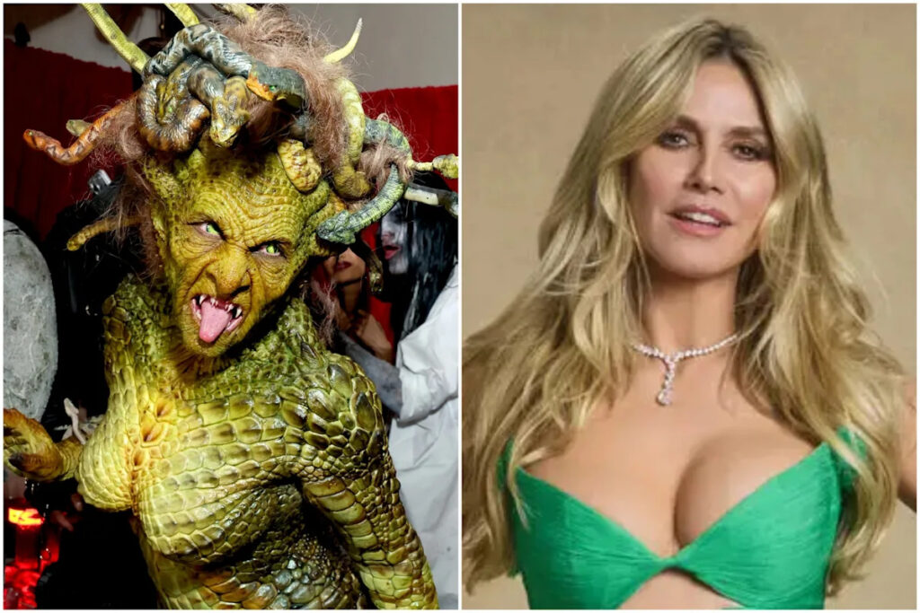 Heidi Klum Is Truly Petrifying as Medusa at Her Annual Halloween Bash