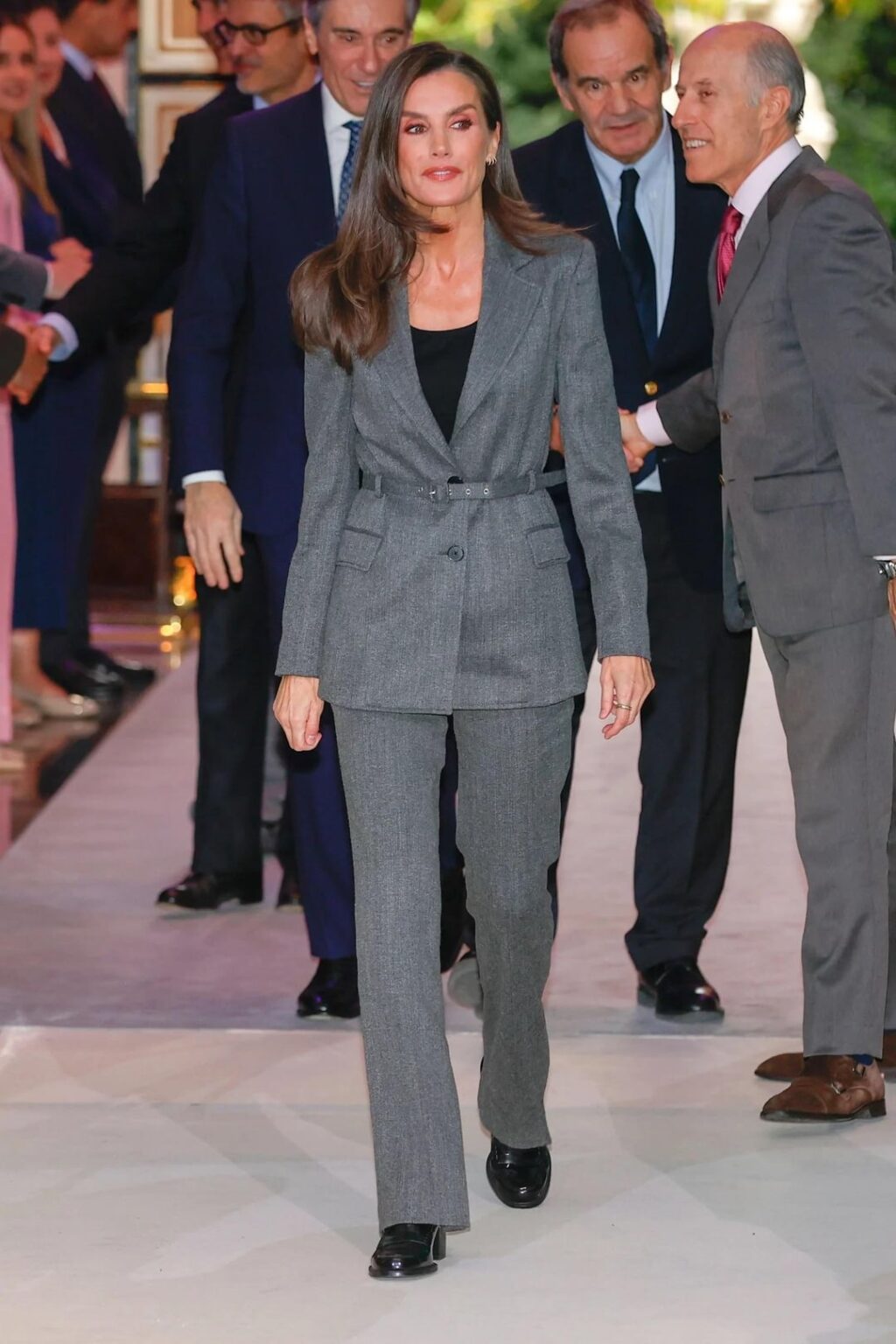 Queen Letizia Attends BBVA Event on Big Data