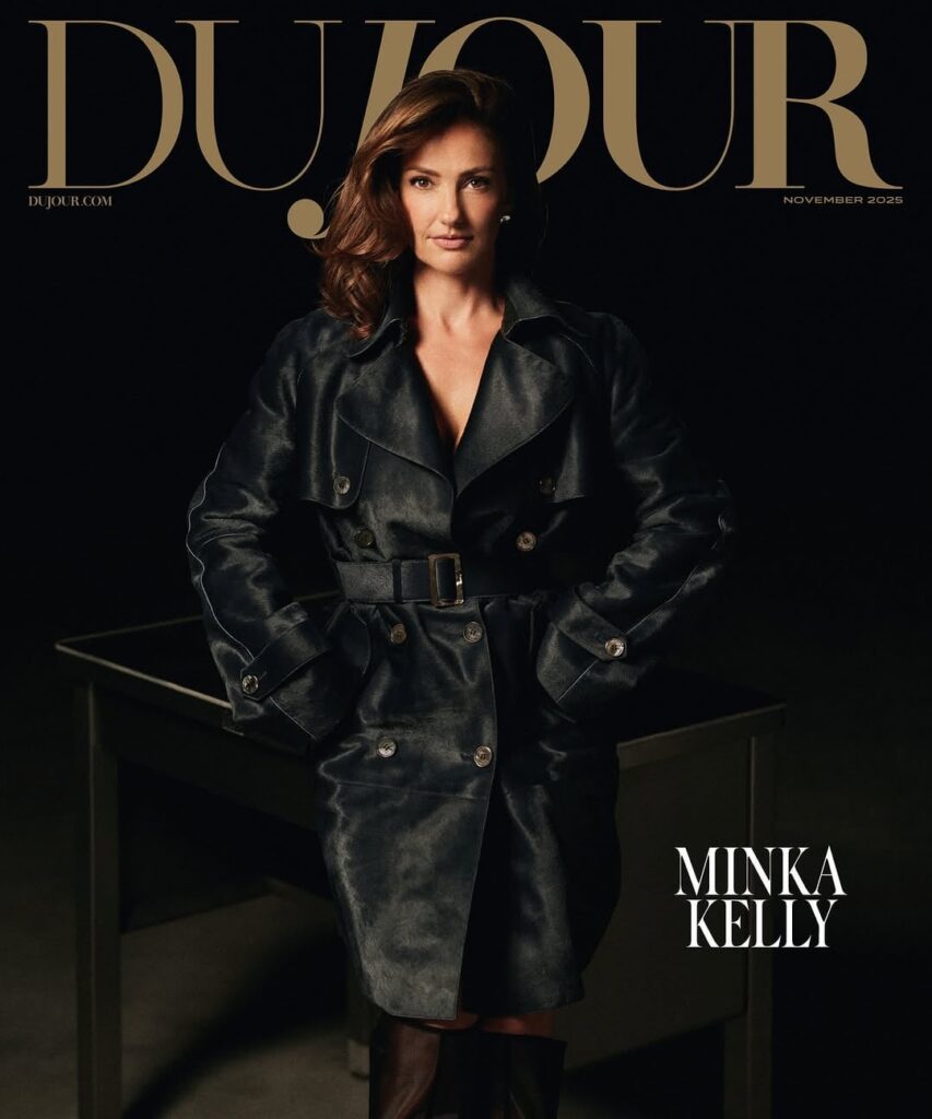 Minka Kelly photoshoots for DuJour Magazine!