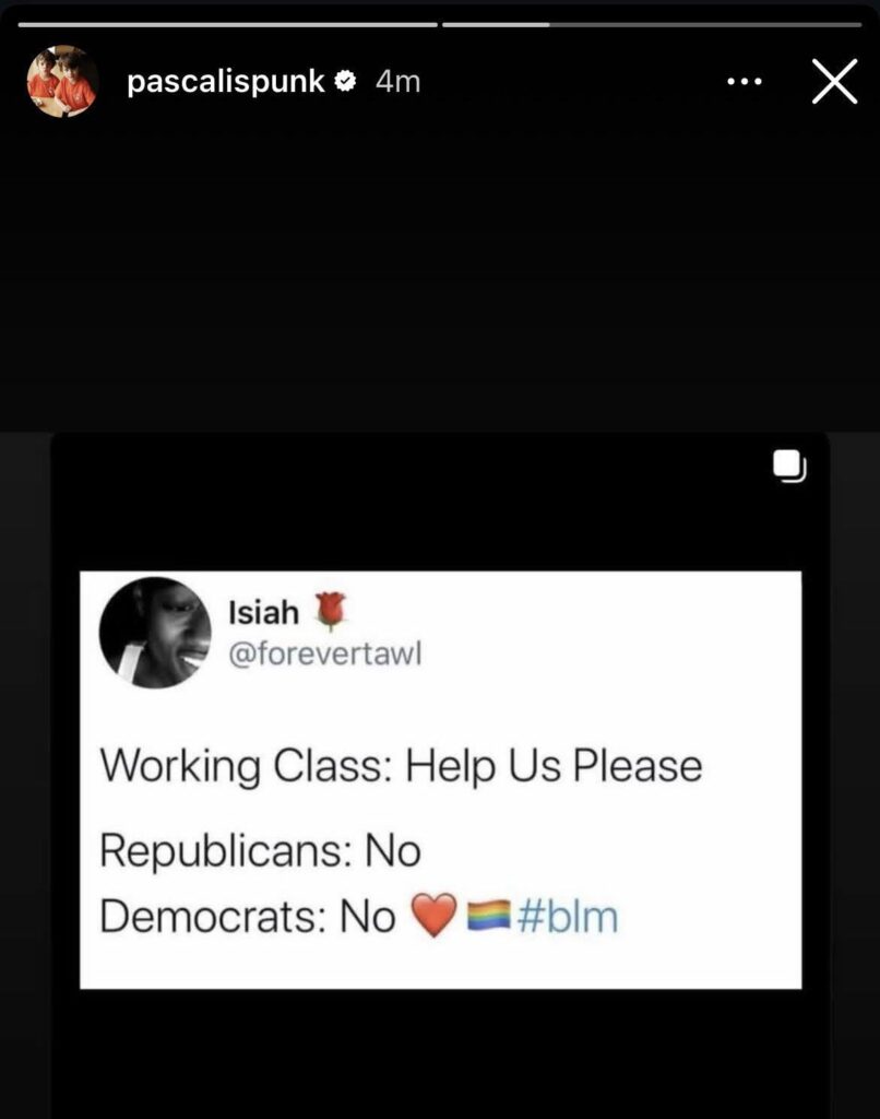 Pedro Pascal’s latest Instagram story throws shade at Democrats after they cave on the government shutdown.