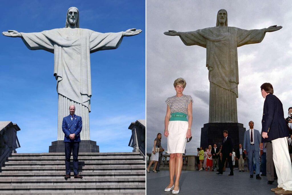 Prince William Follows in the Footsteps of His Late Mother Princess Diana in Rio de Janeiro