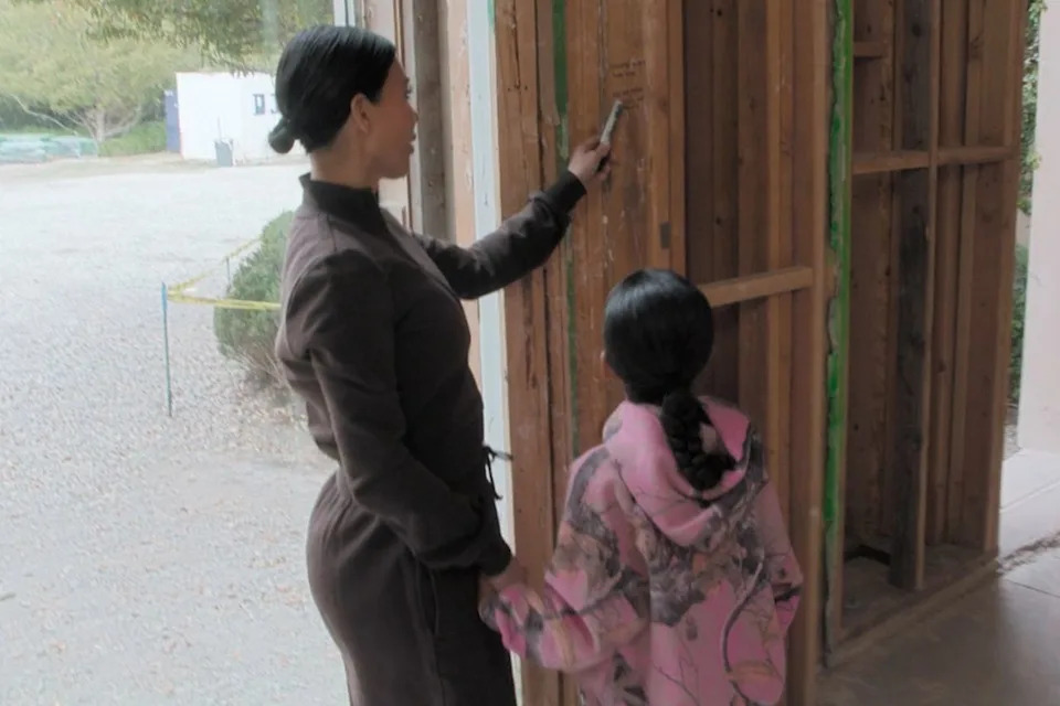 Hulu Kim and Chicago at the construction site