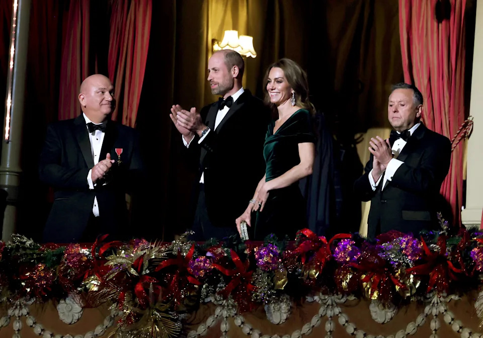 Catherine, Princess of Wales and Prince William, Prince of Wales attend the Royal Variety Performance at the Royal Albert Hall on Nov. 19, 2025, in London, England. / Jonathan Buckmaster / WPA Pool/Getty Images