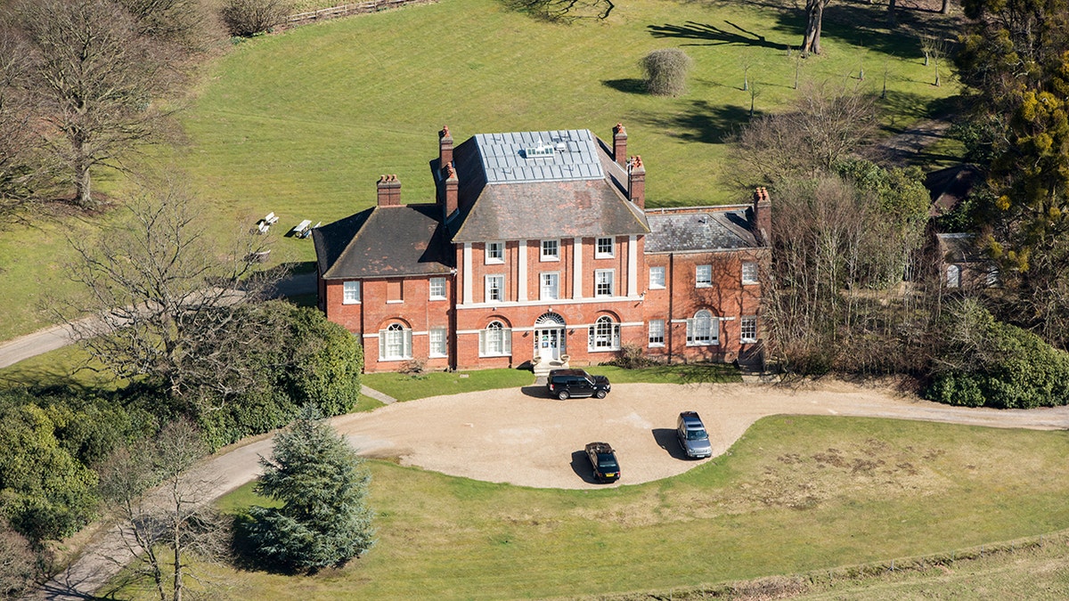 An aerial view of Forest Lodge.