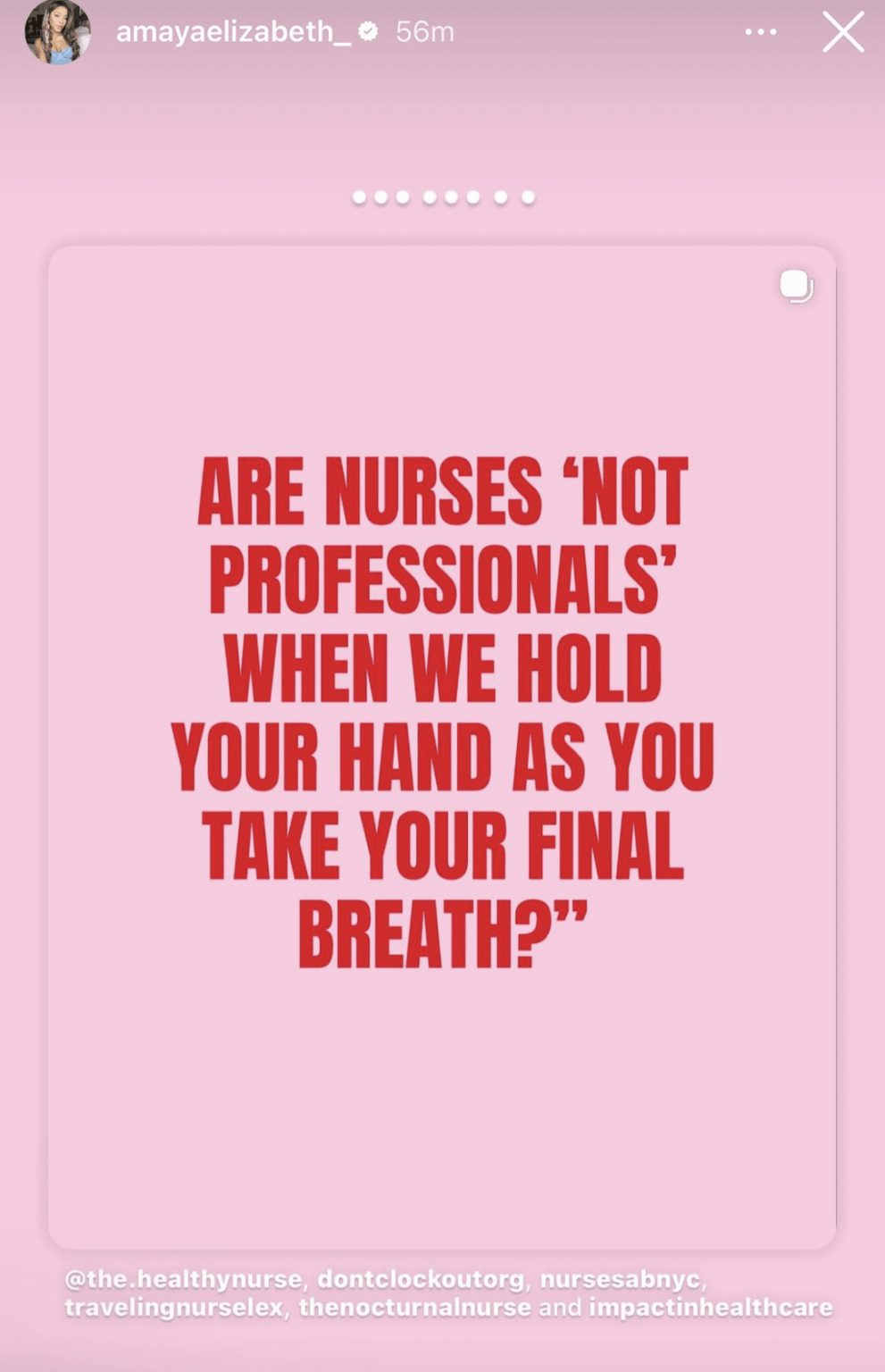 Love Island season 7 winner, Amaya Papaya, who is also a registered nurse, weighs in on the Trump administration no longer considering nursing a professional degree.