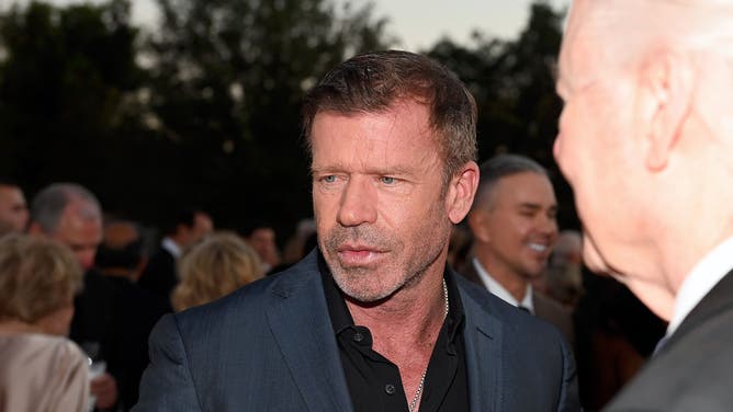 DALLAS, TEXAS - OCTOBER 04: Taylor Sheridan attends amfAR Dallas Gala at Private Residence on October 04, 2025 in Dallas, Texas. (Photo by Ryan Emberley/Getty Images for amfAR)