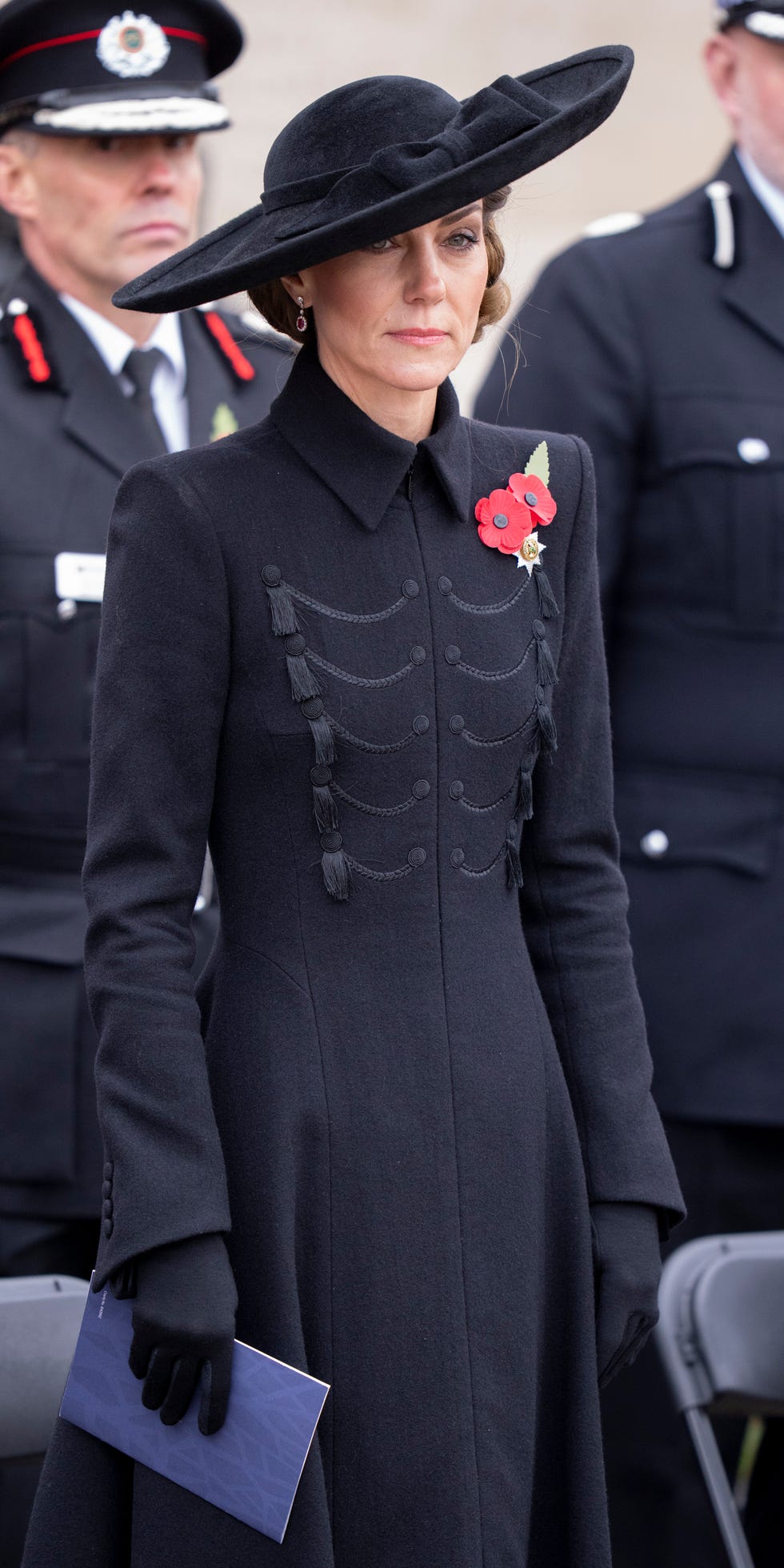 The Princess Of Wales Leads Armistice Day Service Of Remembrance alrewas, staffordshire november 11: catherine, princess of wales attends the armistice day service of remembrance on the armed forces memorial at the national memorial arboretum on november 11, 2025 in alrewas, staffordshire. this year marks the 80th anniversary of the end of the second world war. (photo by mark cuthbert/uk press via getty images)