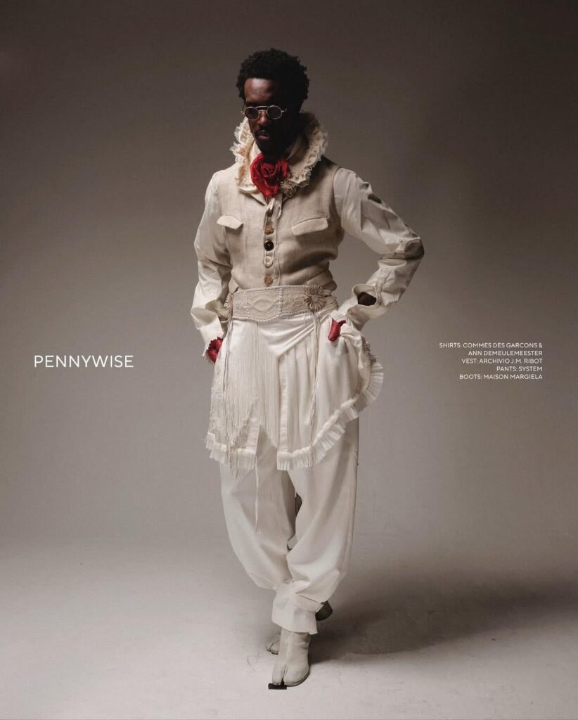 Fashion influencer Wisdom Kaye for Halloween 2025: Horror Icons but make it High Fashion.