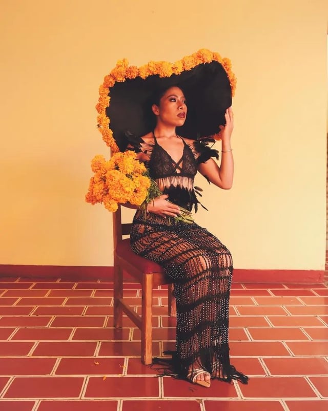 ‘Roma’ actress Yalitza Aparicio shares her Día de Muertos celebrations with Vogue México