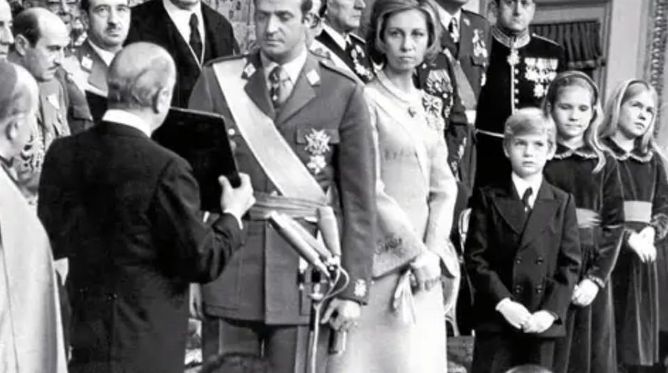 On this day 50 years ago, Juan Carlos de Borbón was proclaimed King of Spain under the name Juan Carlos I