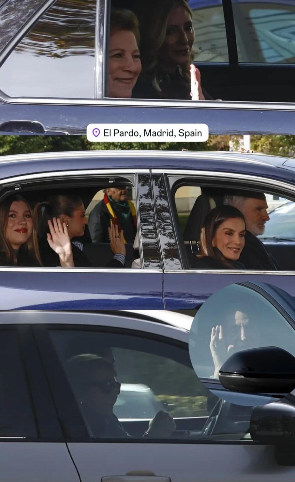The Spanish and Greek royal families gather at the Palacio del Pardo in Madrid to celebrate the 50th anniversary of the restoration of the Spanish monarchy The Spanish and Greek royal families gather at the Palacio del Pardo in Madrid to celebrate the 50th anniversary of the restoration of the Spanish monarchy