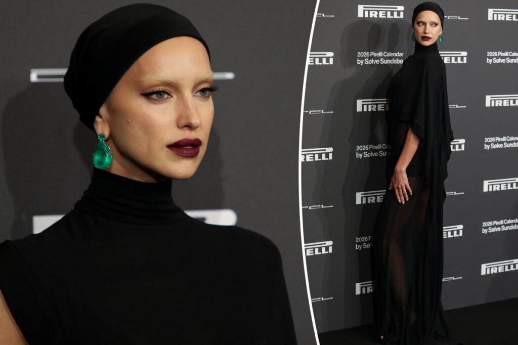 Irina Shayk’s bleached brows are almost as shocking as her giant emerald earrings Irina Shayk's bleached brows are almost as shocking as her giant emerald earrings