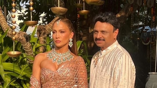 Jennifer Lopez's first desi look grabbed all the attention.