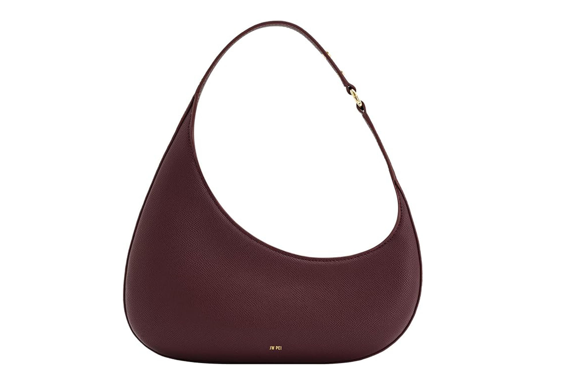 JW PEI Gabbi bag in burgundy with gold hardware.