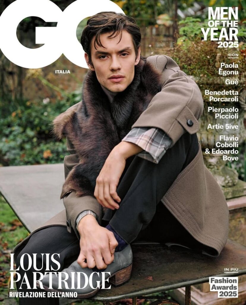 Louis Partridge for GQ Italia’s Men of The Year 2025 Issue 📸 by Ben Parks