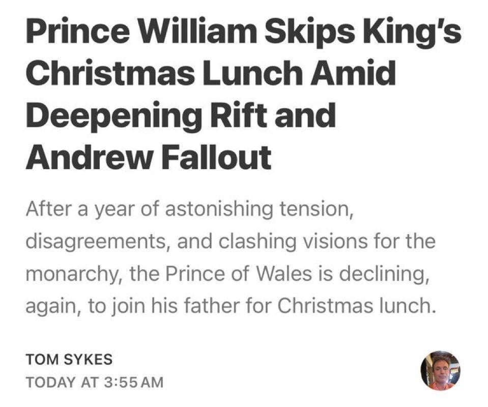 William and Kate reportedly to skip Christmas lunch with Charles again