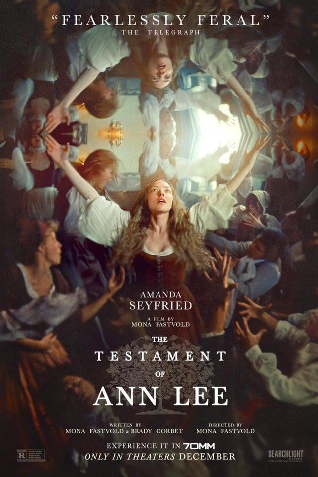New ‘The Testament of Ann Lee’ Poster. Starring Amanda Seyfried.