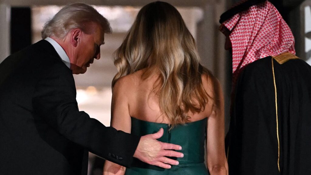Melania Trump Cripples America In A Green Dress Melania Trump Cripples America In A Green Dress