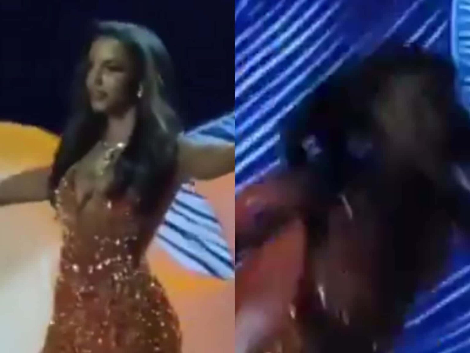Miss Jamaica Falls On Ramp Miss Jamaica Falls On Ramp