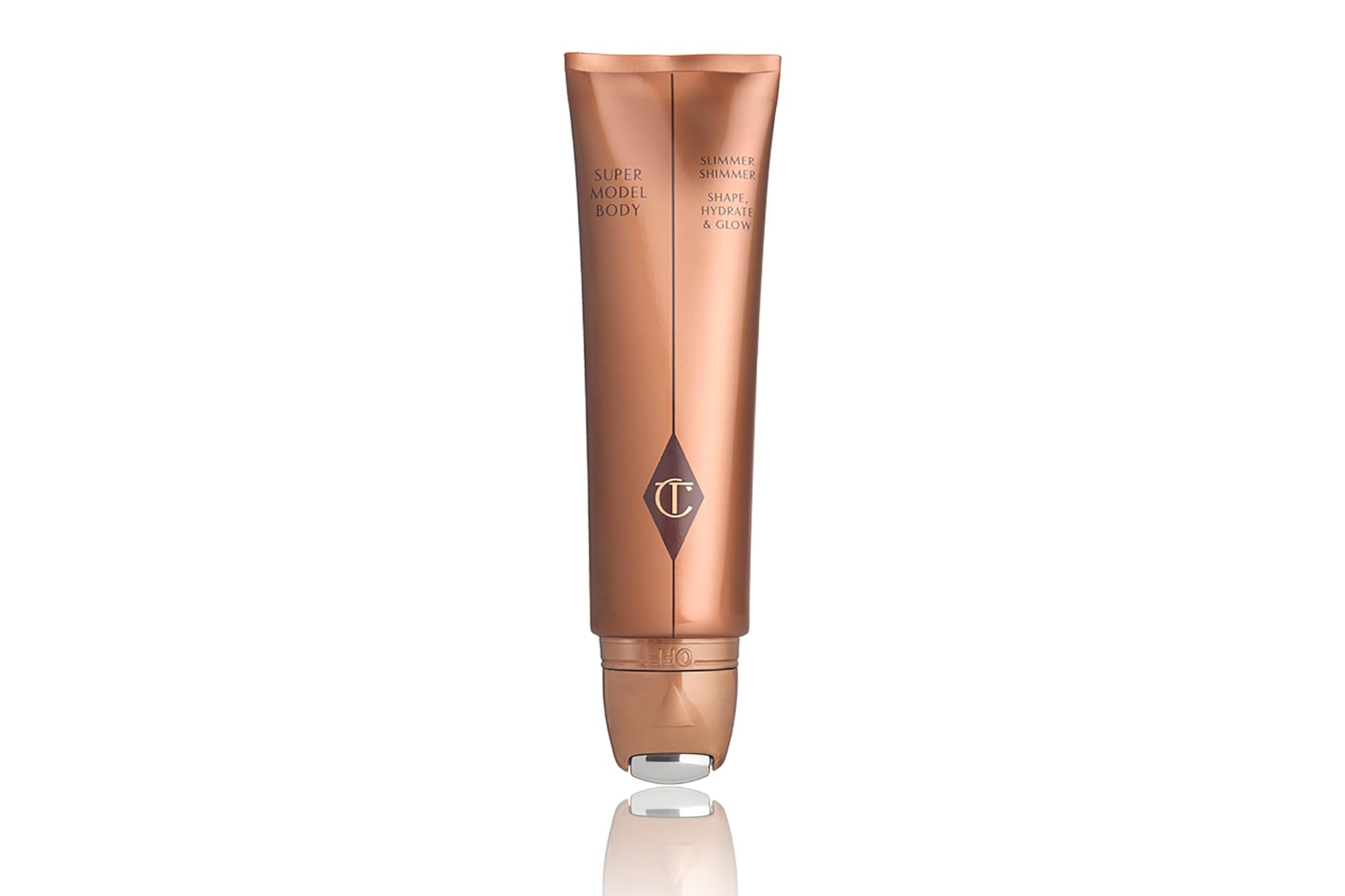 Charlotte Tilbury Supermodel Body, a bronze body highlighter.