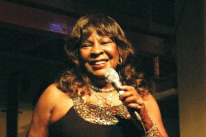 UNITED KINGDOM - AUGUST 14: JAZZ CAFE Photo of Martha REEVES and Martha REEVES + The Vandellas, Martha Reeves performing on stage (Photo by Mark Westwood/Redferns)