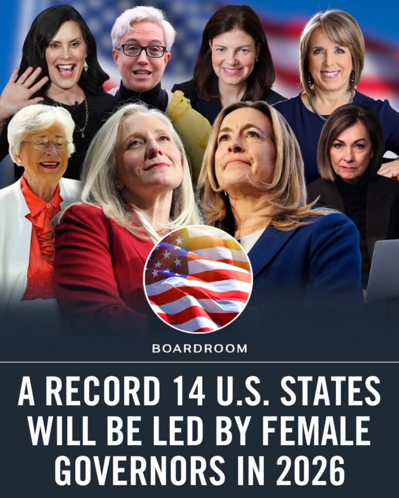 A Record 14 U.S. states will be led by female governors in 2026 A Record 14 U.S. states will be led by female governors in 2026