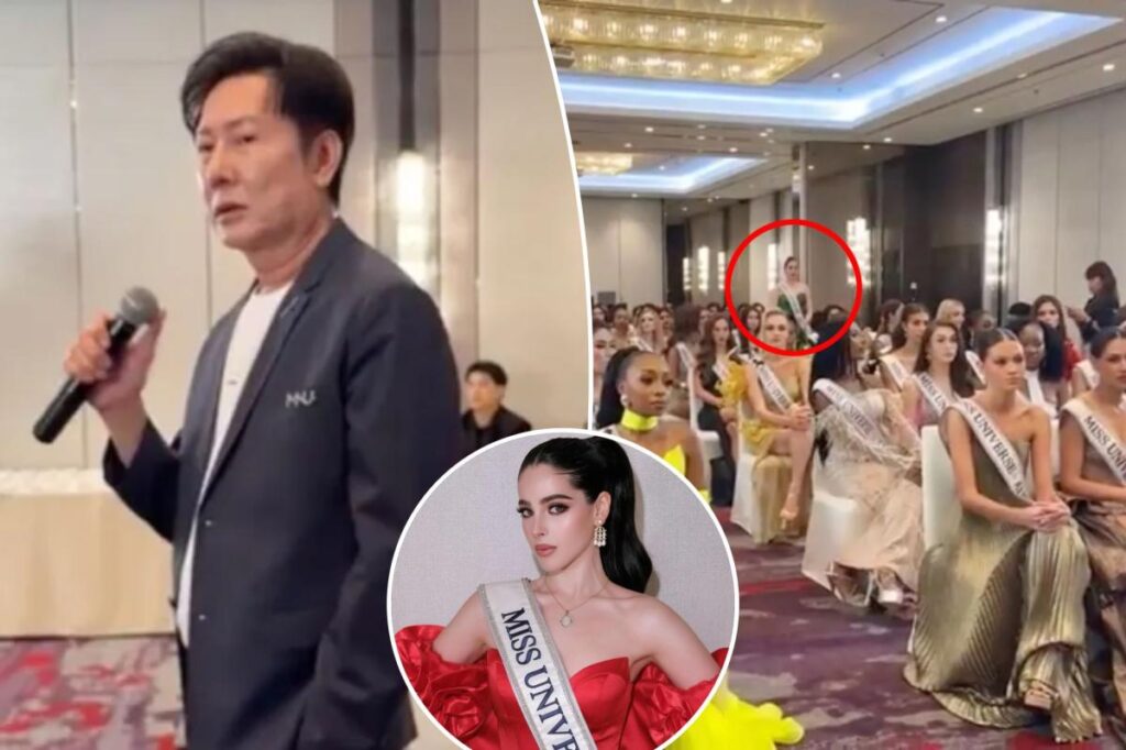 Miss Universe exec breaks down crying after apology for Miss Mexico exchange