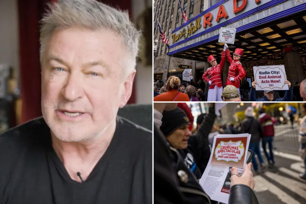 Alec Baldwin bashes Radio City’s live-animal Nativity scenes in new activist ads Alec Baldwin bashes Radio City’s live-animal Nativity scenes in new activist ads