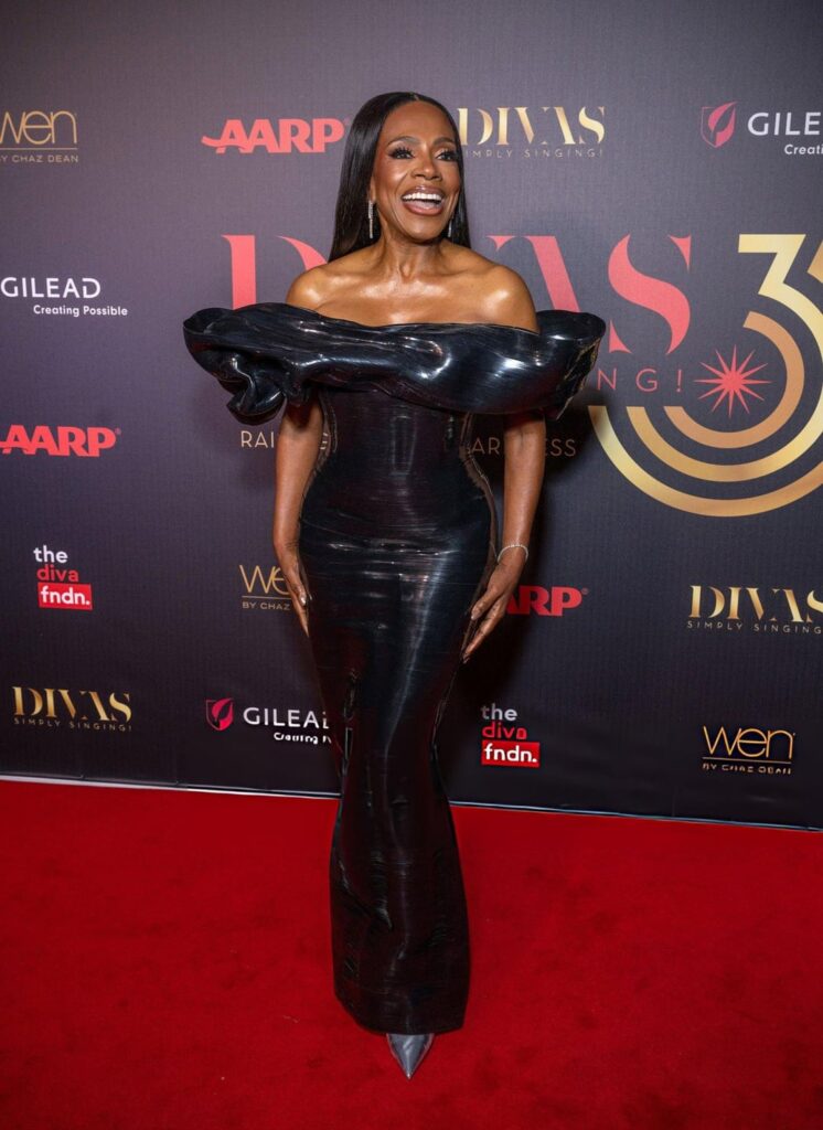 Sheryl Lee Ralph in Valdrin Sahiti at the 35th Annual DIVAS Simply Singing Gala in Los Angeles, California. Styled by Ivy Coco Maurice. (November 1, 2025)