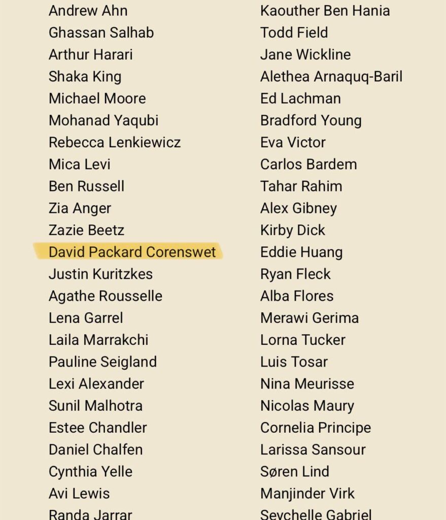 David Corenswet has signed the 'Film Workers For Palestine' petition, pledging not to work with any Israeli film institution implicated in the genocide and apartheid against the Palestinian people.