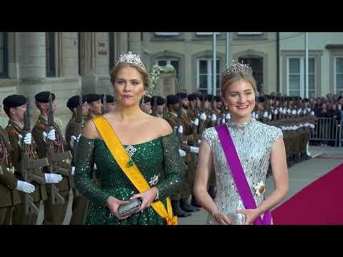 Royals in Luxembourg a few years go for the Enthronement celebrations of Grand Duke Guillaume.