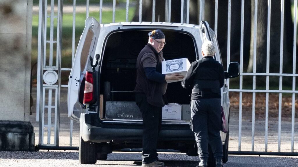 Box of champagne delivered to Royal Lodge amid claims Andrew is 'ranting to himself' and Fergie is whinging to staff at the local pub