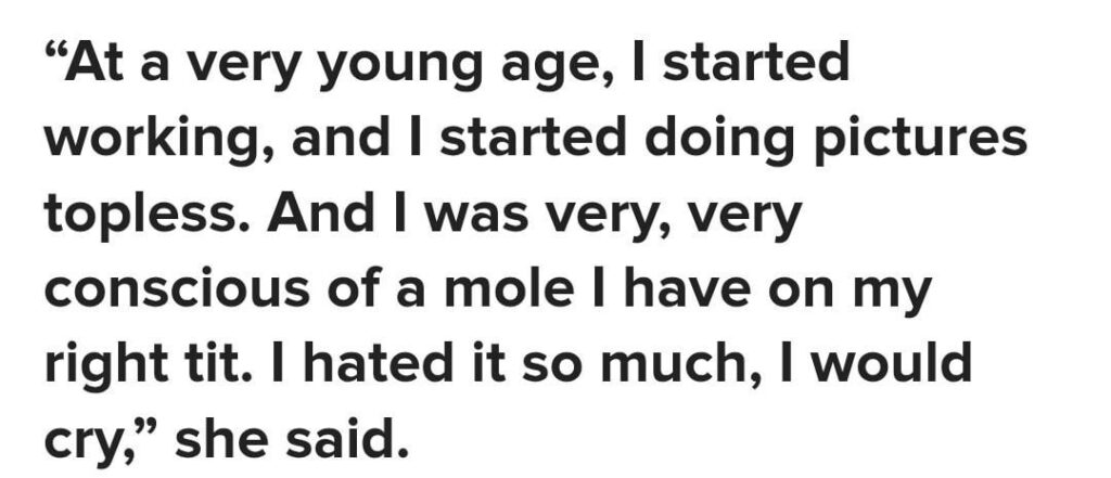Kate Moss talking about being forced to pose topless at 15 by Corinne Day: “I never wanted to be topless; I would cry. And I had to get over it because the photographer was like, ‘If you don’t do this, I’m not gonna book you for the next job,’” Kate Moss talking about being forced to pose topless at 15 by Corinne Day: “I never wanted to be topless; I would cry. And I had to get over it because the photographer was like, ‘If you don’t do this, I’m not gonna book you for the next job,’”