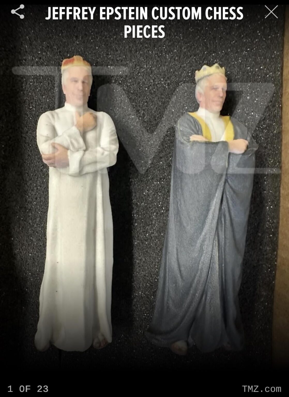 Epstein’s Creepy Custom Chess Set