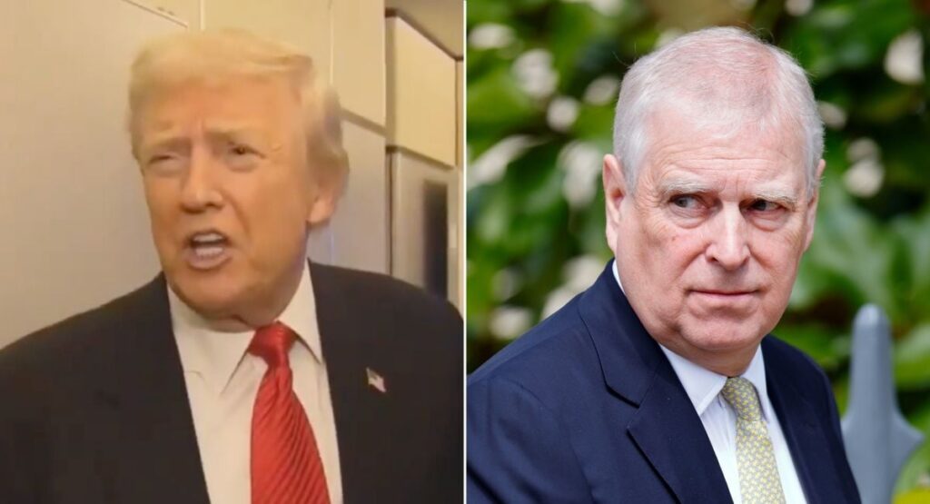 Donald Trump says he feels ‘badly’ for royal family after Andrew stripped of titles