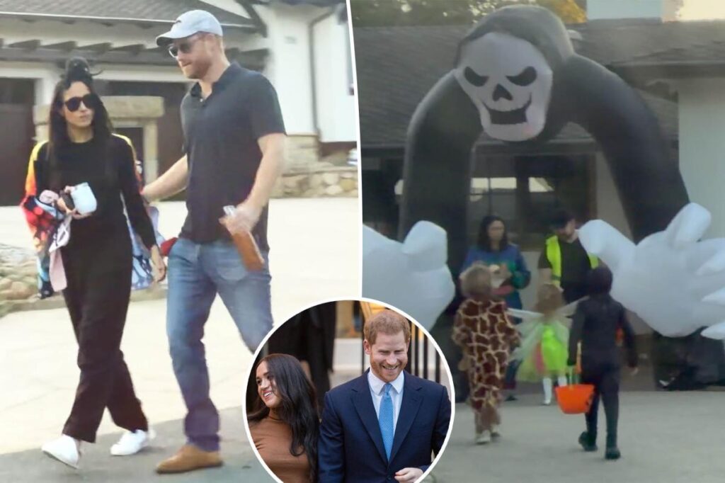 Prince Harry and Meghan Markle go trick-or-treating with kids Prince Archie, 6, and Princess Lilibet, 4 Prince Harry and Meghan Markle go trick-or-treating with kids Prince Archie, 6, and Princess Lilibet, 4