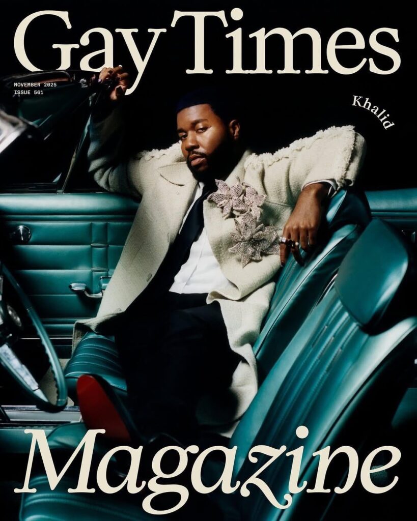 Khalid covers the latest issue of Gay Times magazine