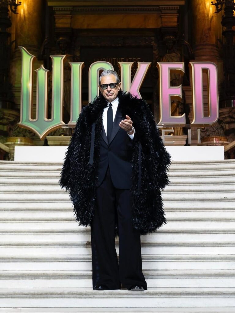 Jeff Goldblum at the premiere of Wicked: For Good in Paris