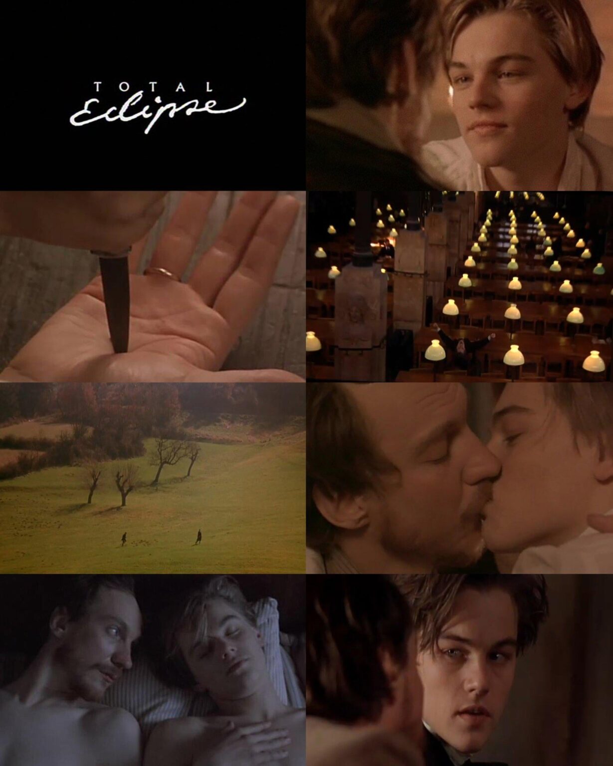 Leonardo DiCaprio and David Thewlis in Total Eclipse 1995 Leonardo DiCaprio and David Thewlis in Total Eclipse 1995