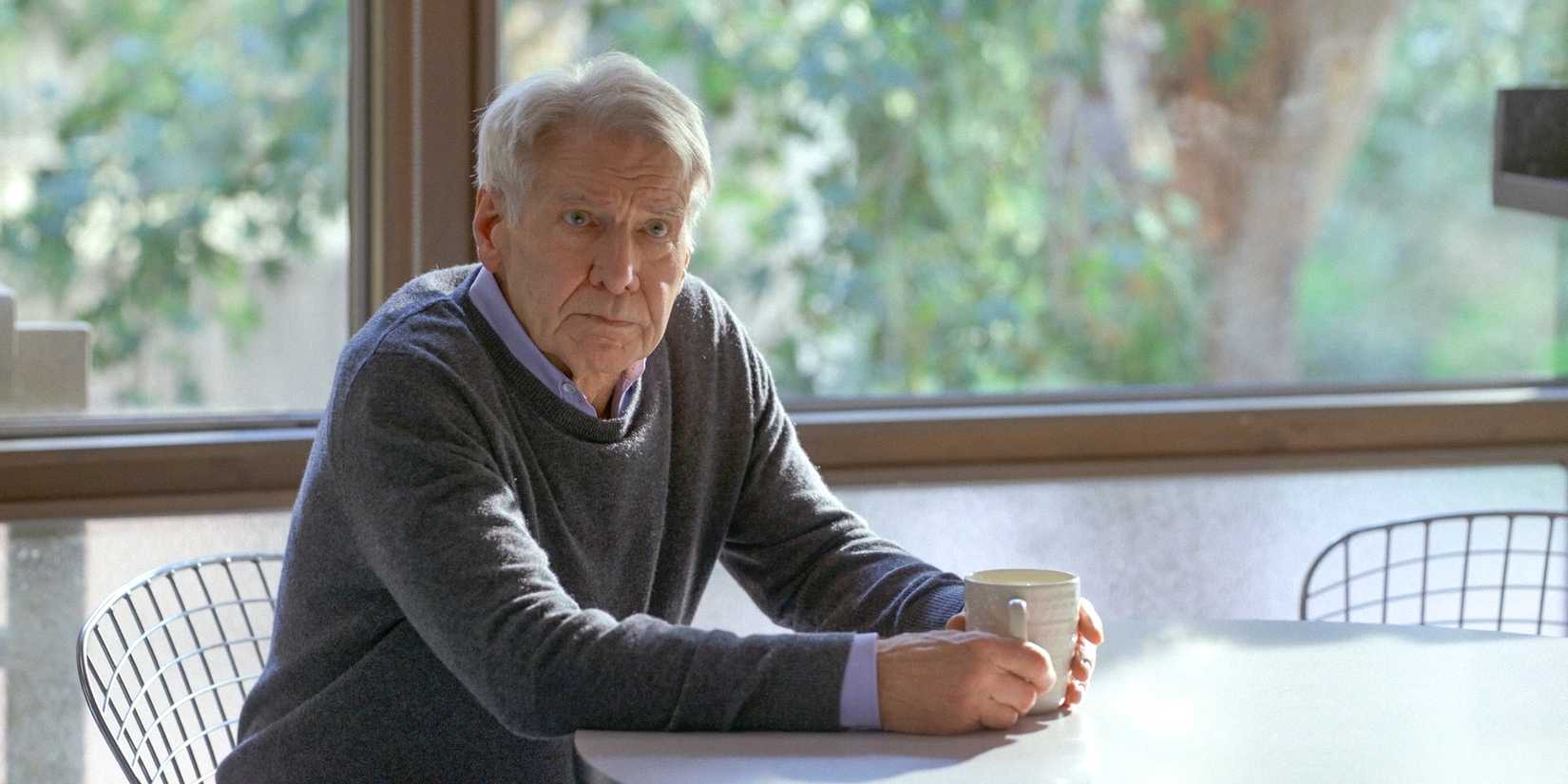 Paul (Harrison Ford) looking grumpy in Shrinking Season 2 Ep 9