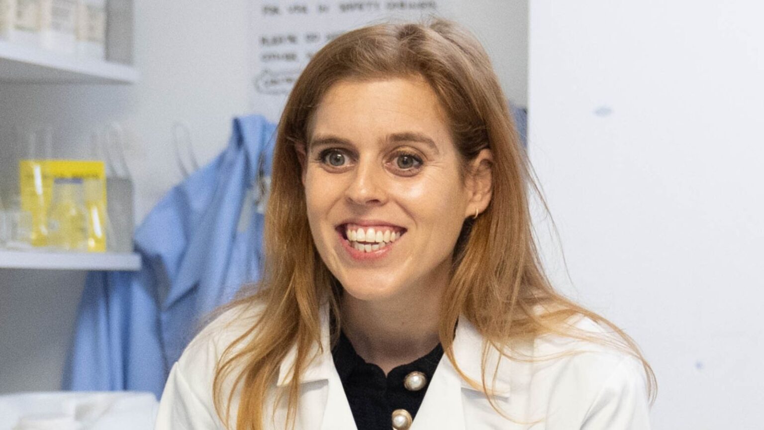 Princess Beatrice appears at her first charity event in UK since Andrew stripped of prince title | UK News Princess Beatrice at an event to support research into premature births. Pic: PA