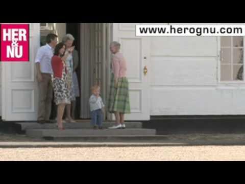 A Tiny Prince Christian of Denmark marches with troops in 2007!